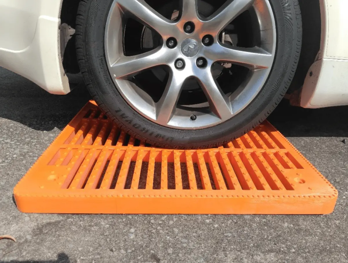 Temporary Construction Site Walkway Mat, Deck, Hdpe Non-Slip 32” X 32” “Tuff Deck” 2