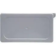 Rubbermaid 1/3 Size Secure/Soft Sealing Lid Gray 1