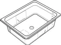 Rubbermaid 1/3 Size, Hot Food Pan 1