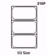 Rubbermaid 1/3 Size, Hot Food Pan 6" 1