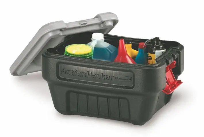 Rubbermaid Action Packer Storage Container 26X16x18" Black 1