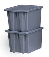 Rubbermaid Palletote Box Gray 1