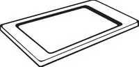 Rubbermaid Lid Gray For 1731 (23½"X19½"X10"), 1732(23½"X19½"X13") Palletote Box 1