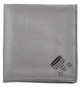 Rubbermaid Executive Microfibre Glass Cloth 16 X 16" Gray 1