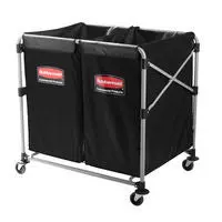 Rubbermaid Executive 8-Bushel Collapsible Multistream X-Carts 1