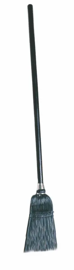 Rubbermaid Lobby Dust Pan Broom Black 1