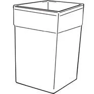 Rubbermaid Glutton Liner Gray 42Gal 1