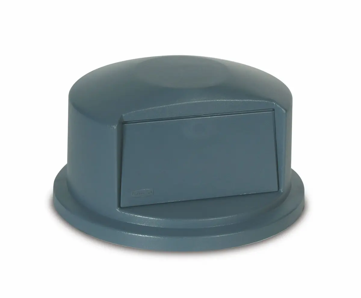Rubbermaid 32Gal Dome Top Gray 1