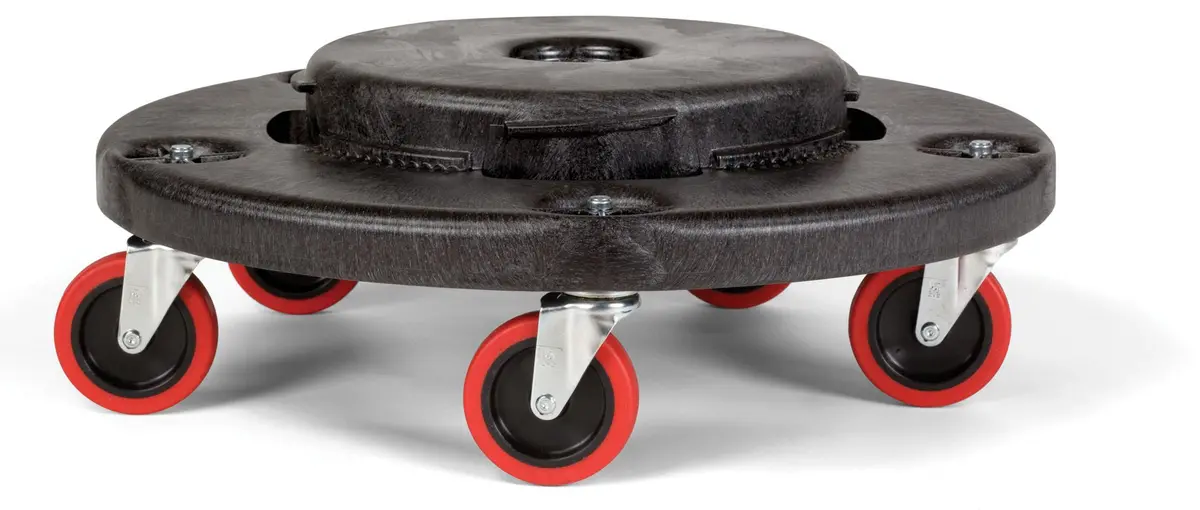 Rubbermaid Quiet Dolly Black 1