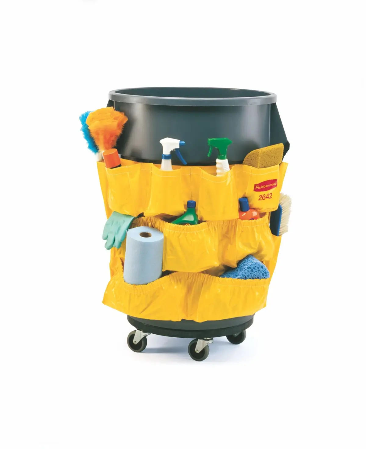 Rubbermaid Caddy Bag Yellow For 32 & 44Gal Cont 1
