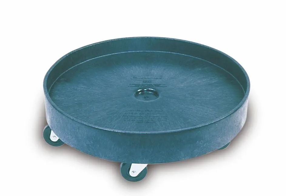 Rubbermaid Universal Drum Dolly Black 1