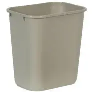 Rubbermaid Wastebasket Rect 28-1/8Qt 1