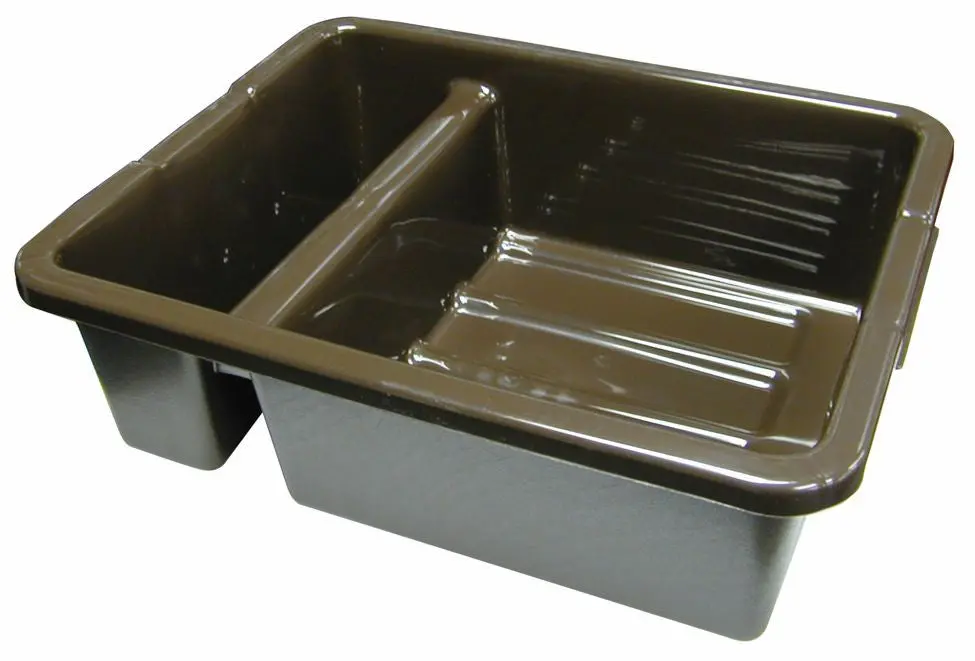 Rubbermaid Divided Bus Box  21½"X17-1/8"X7" Brown 1