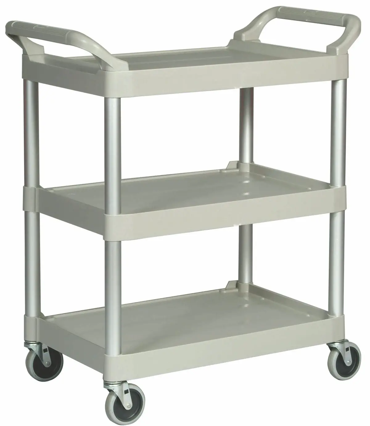 Rubbermaid Utility Cart W/4" Swivel Casters Platinum 1