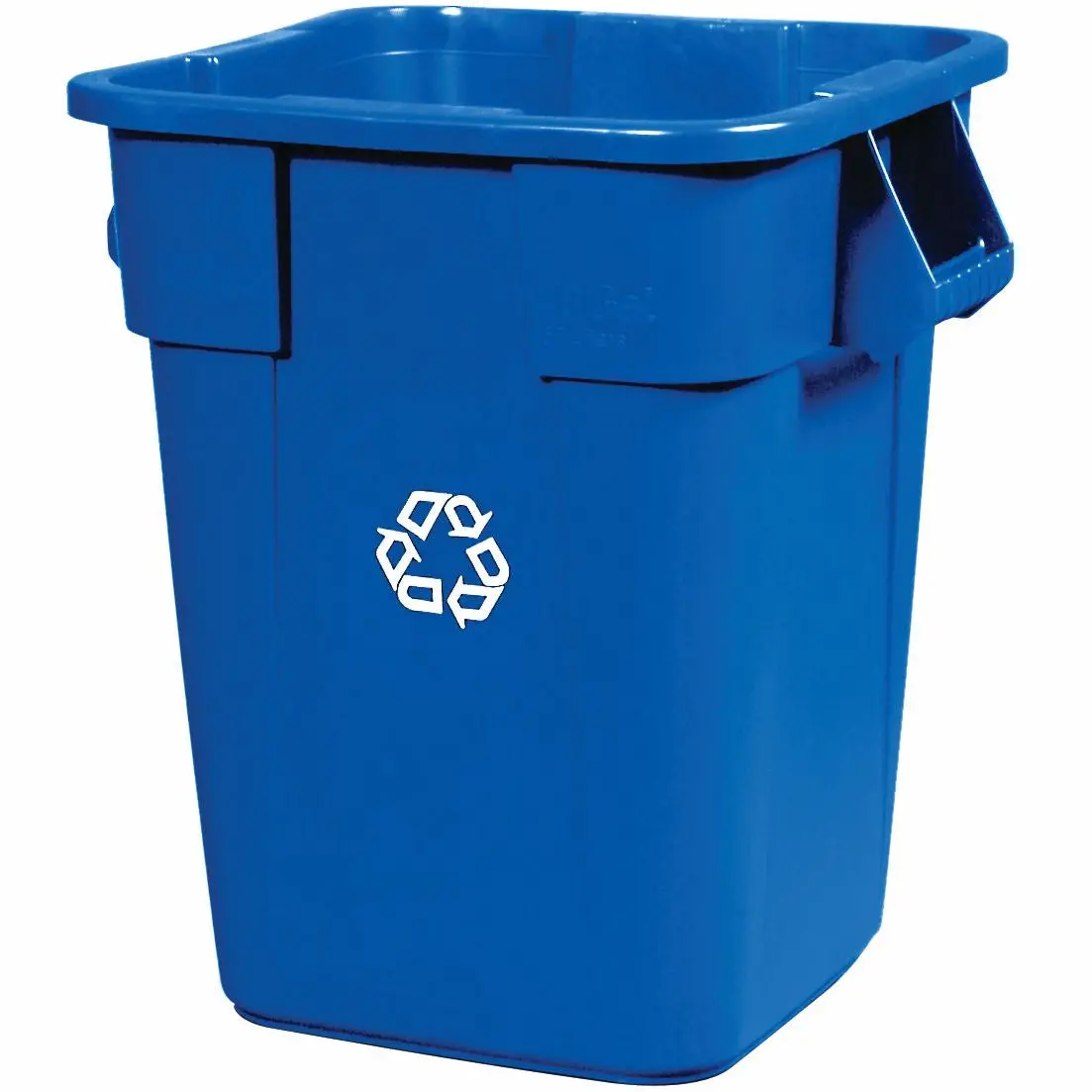 Rubbermaid Sq Recycling Container Blue 1