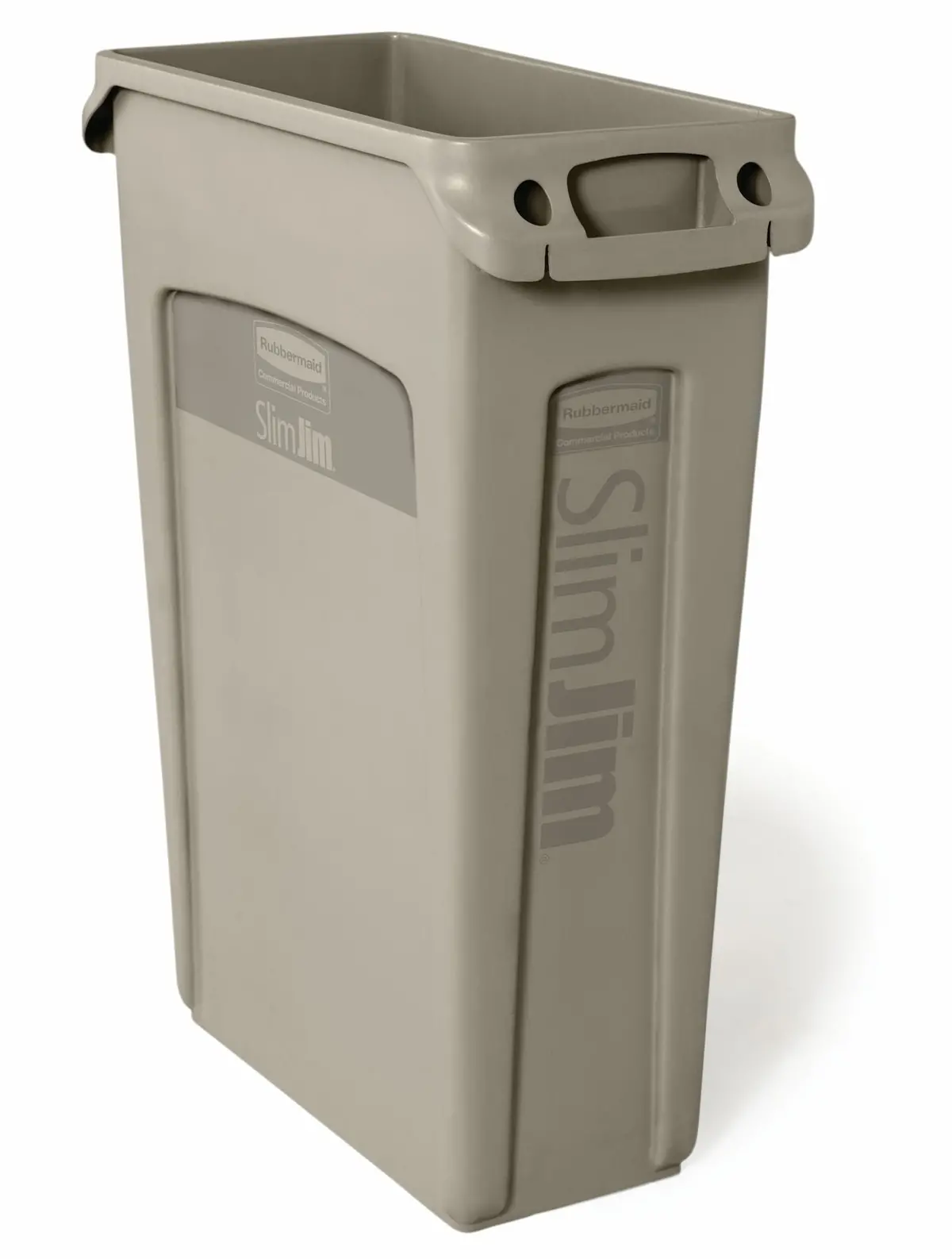 Rubbermaid Slim Jim 23Gal W/Venting Channels 1