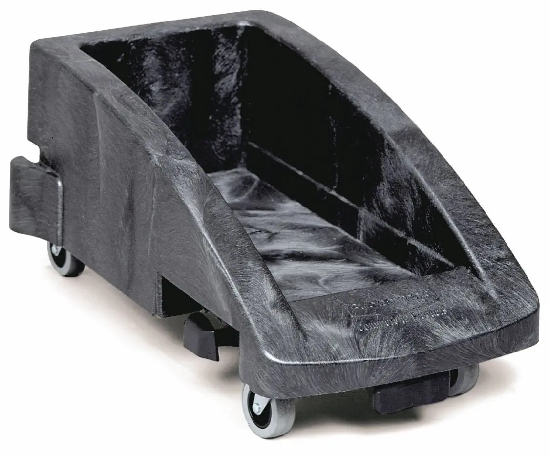 Rubbermaid Slim Jim Trolley Black 1