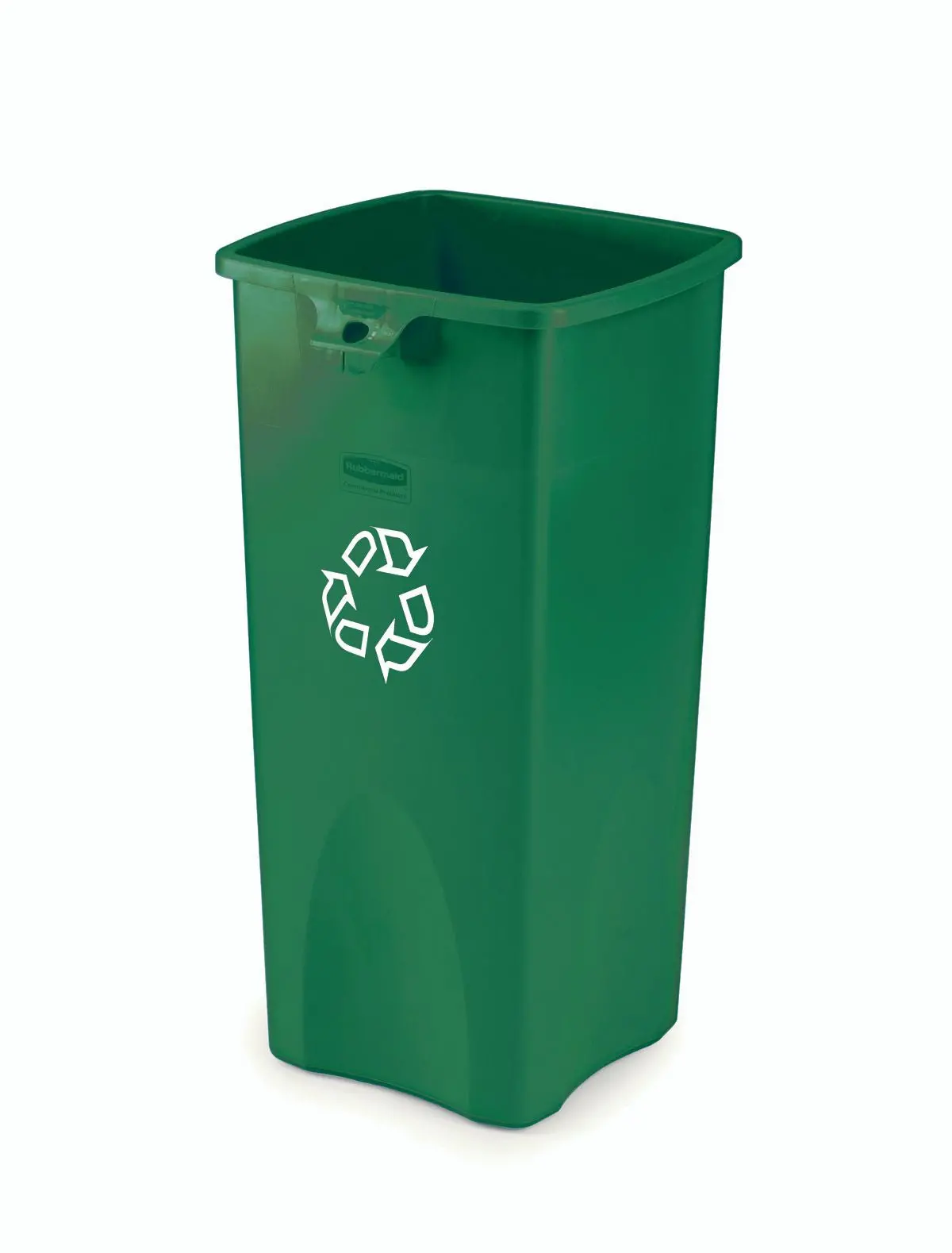Rubbermaid Sq Container 23Gal "Recycling" Green 1