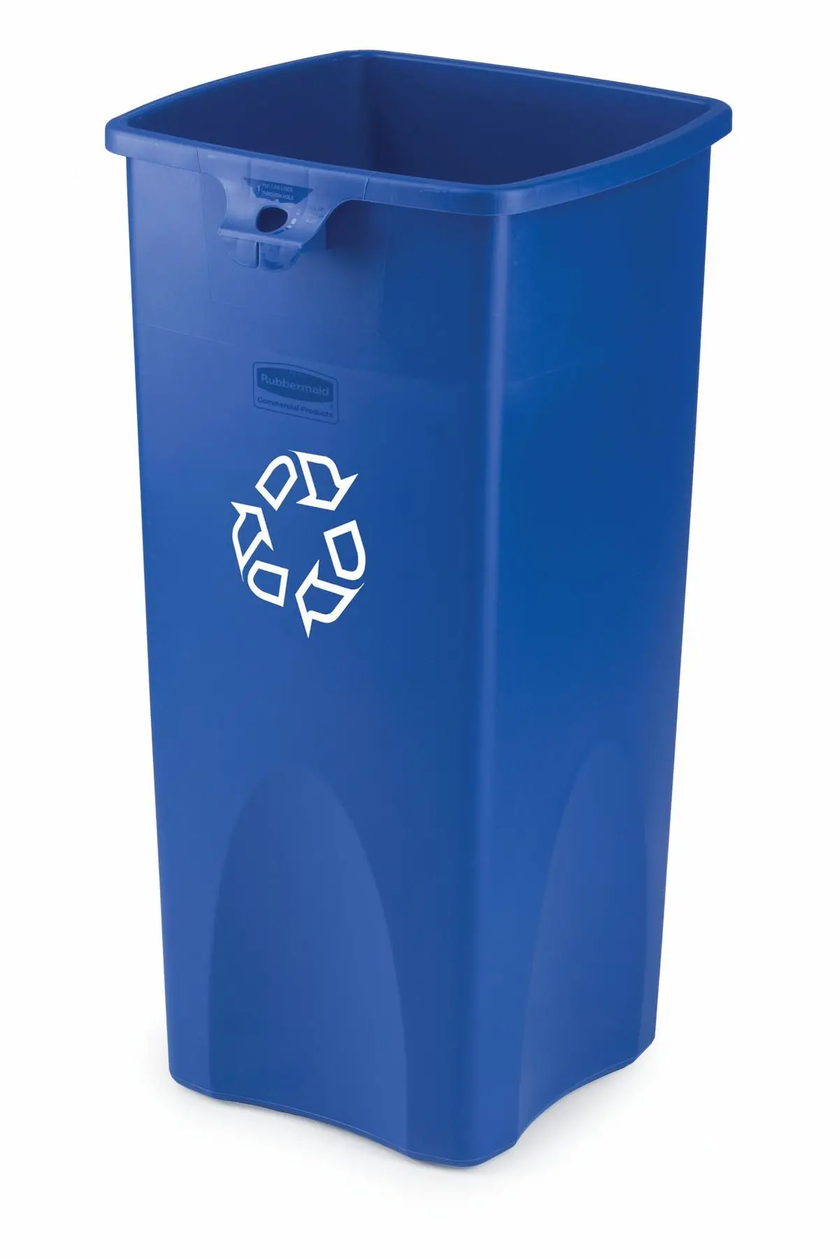 Rubbermaid Ut Sq Recycling Container Blue 1