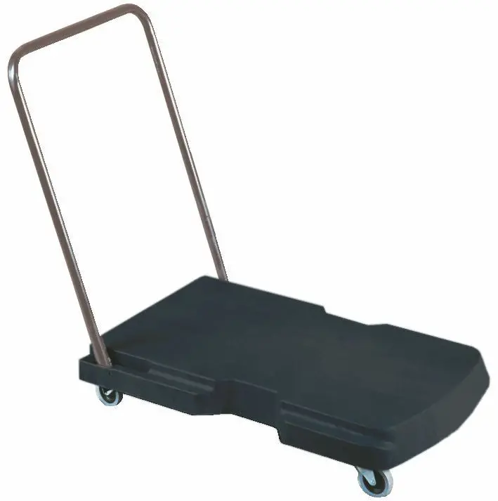 Rubbermaid Triple Trolley U/Duty Black 1