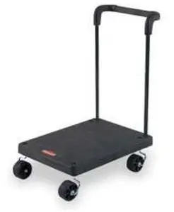 Rubbermaid 23"X18"Wx7¼"H Trolley Black 1