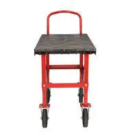 Rubbermaid Work Height Platform Truck Black 1