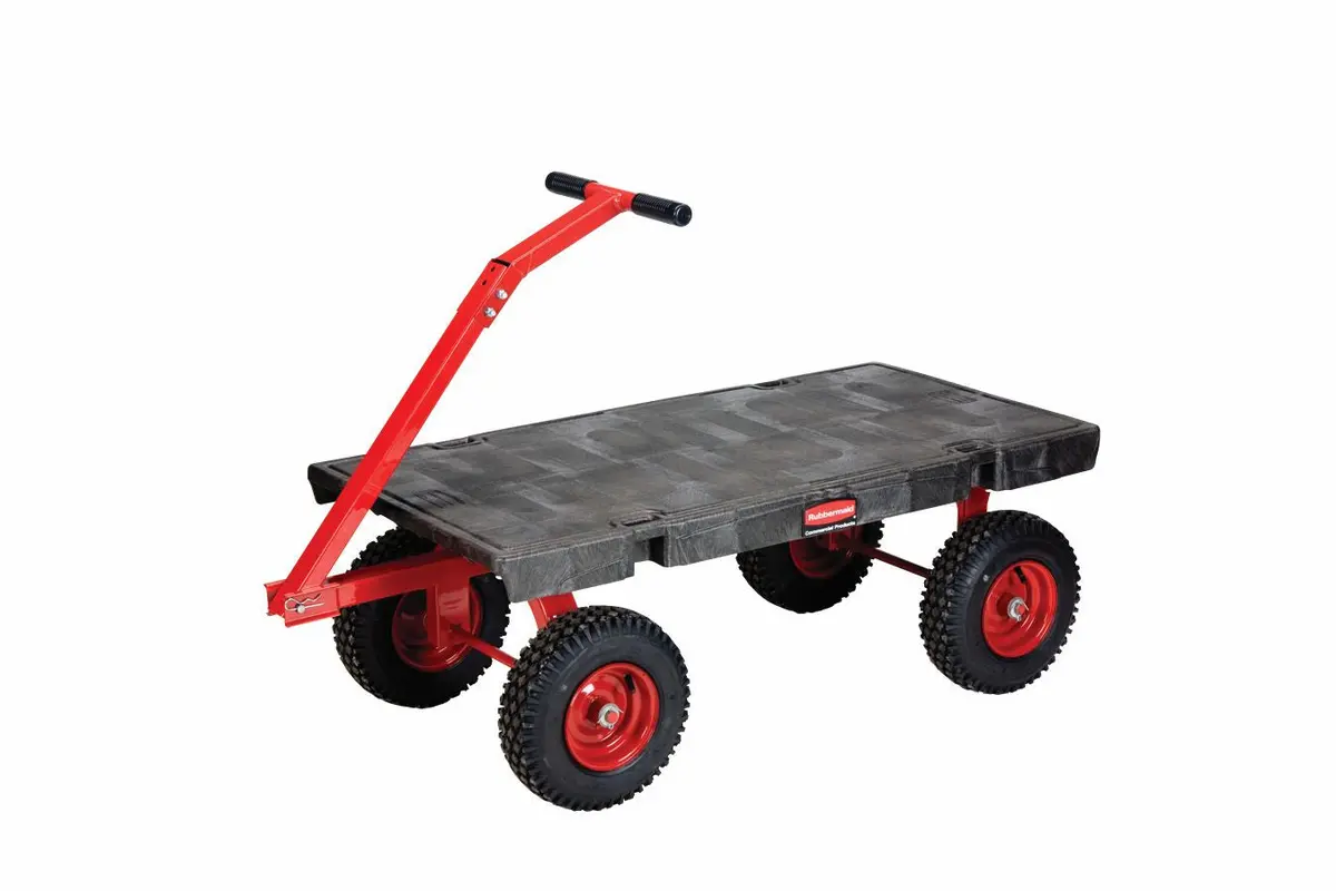 Rubbermaid 5Th Wheel Wagon Truck 24X48" Black 1