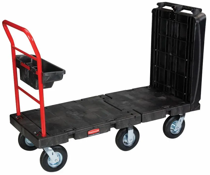 Rubbermaid Convertible Platform Truck 24X52"Black 1