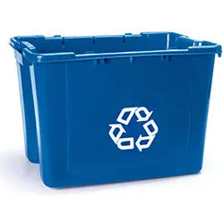 Rubbermaid Recycle Box 12½ Gal 50.8X39.1X34.3Cm 1