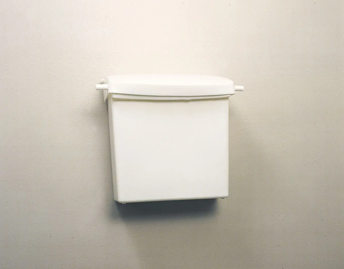 Rubbermaid Sanitary Napkin Receptacle White 1