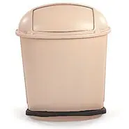 Rubbermaid Pedal Rolltop Cont. Beige 1