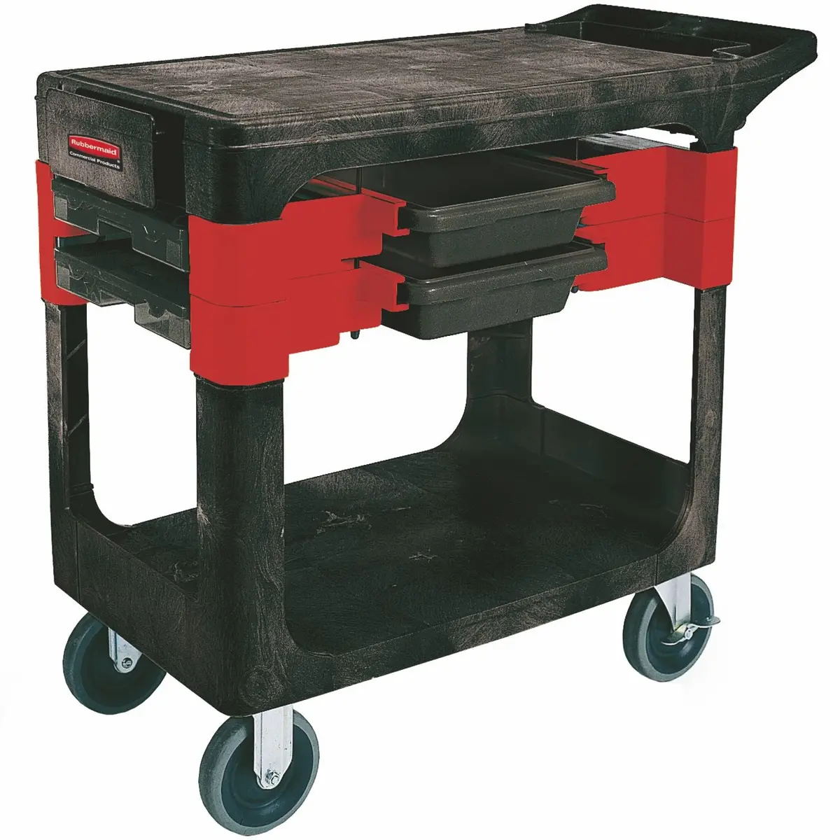 Rubbermaid Trader Cart Black 1