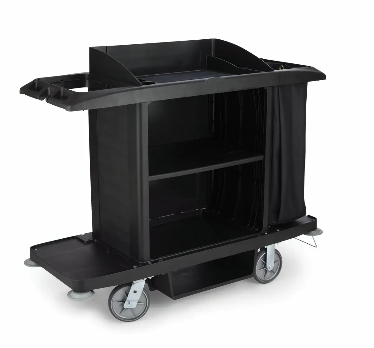 Rubbermaid Xtra Tm Full Size  Housekeeping Cart W/C-Fabric 1