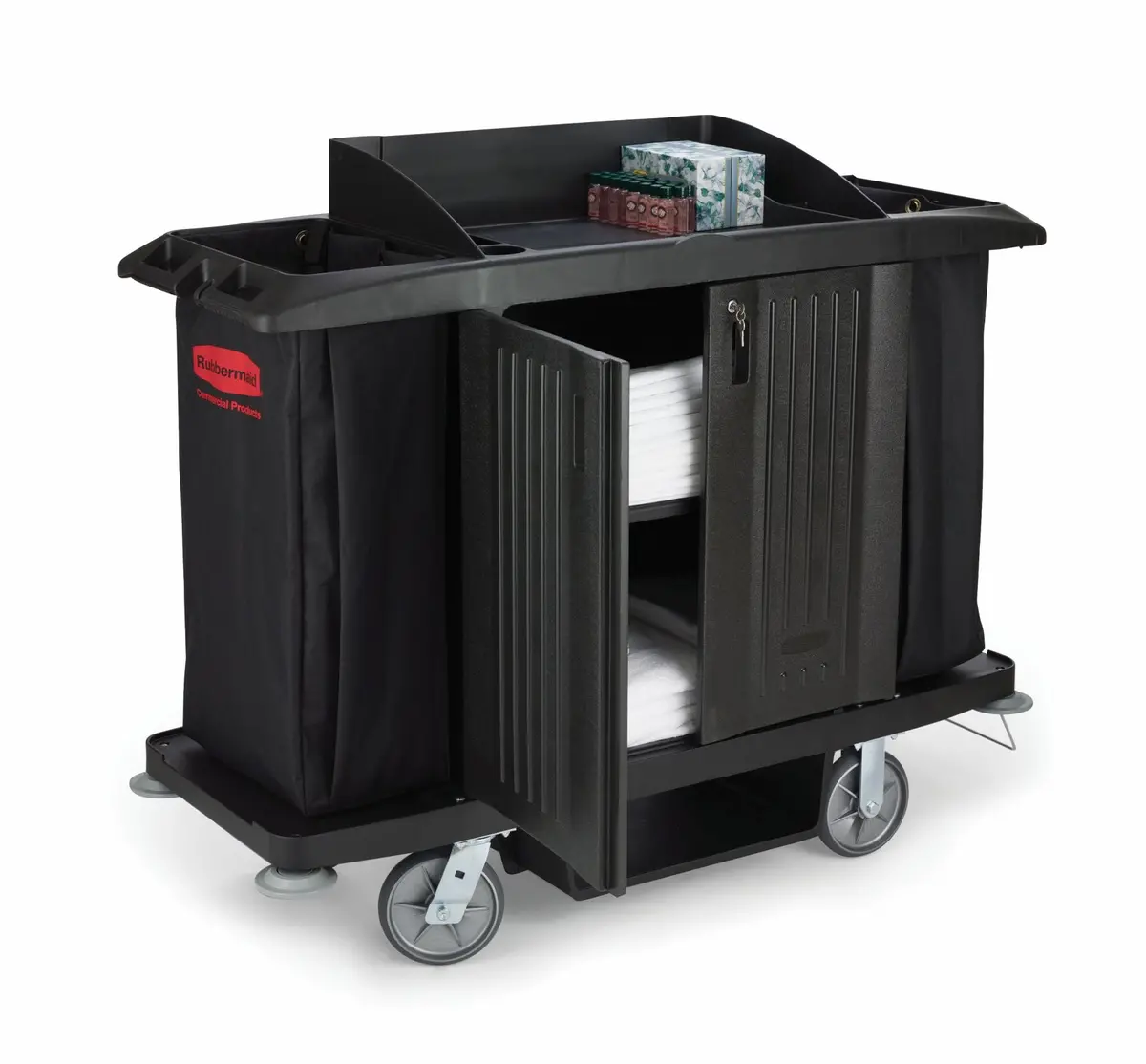Rubbermaid Standard Hk Cart W/Doors 1