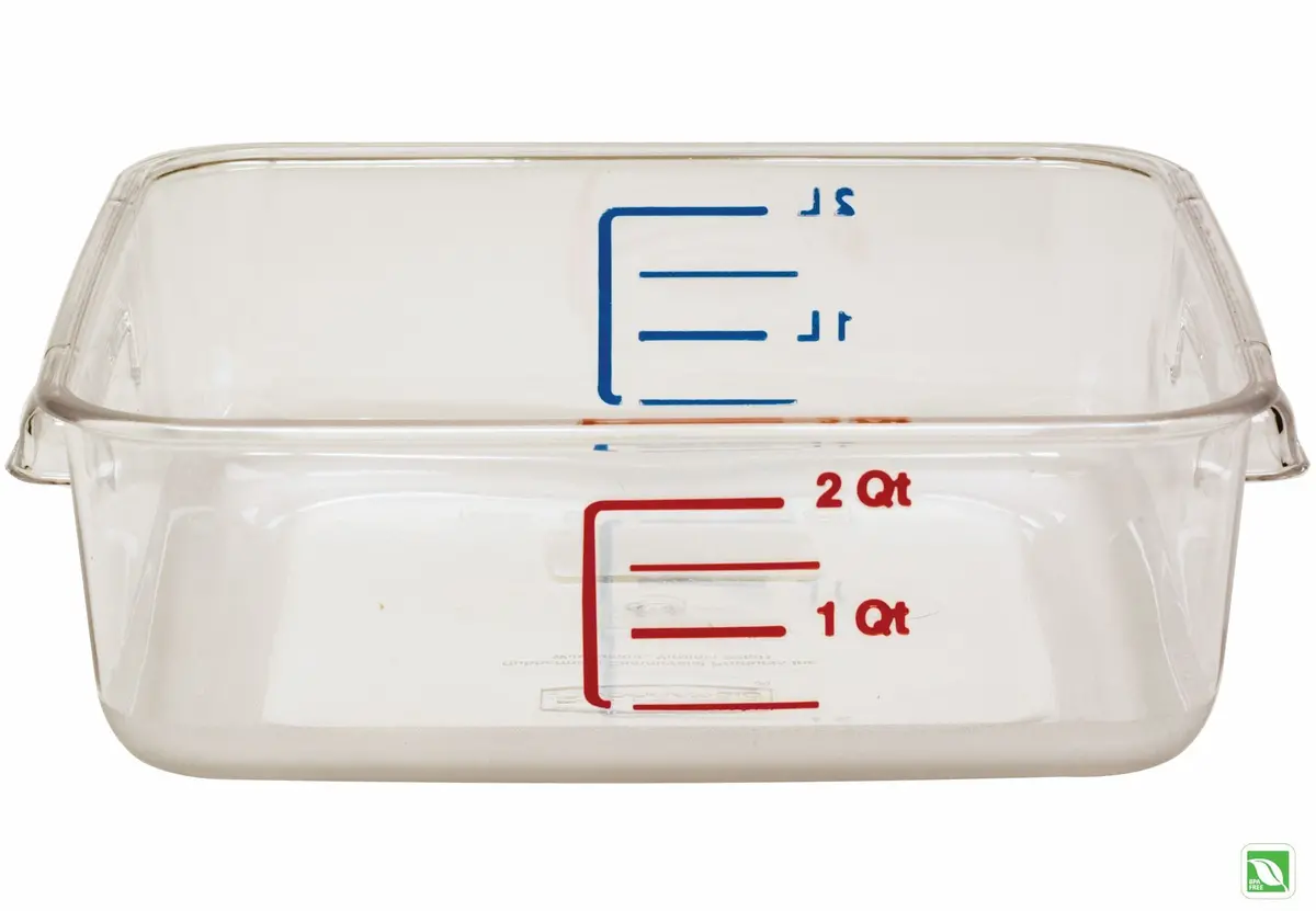 Rubbermaid Carb-X Sq Container Clear 1