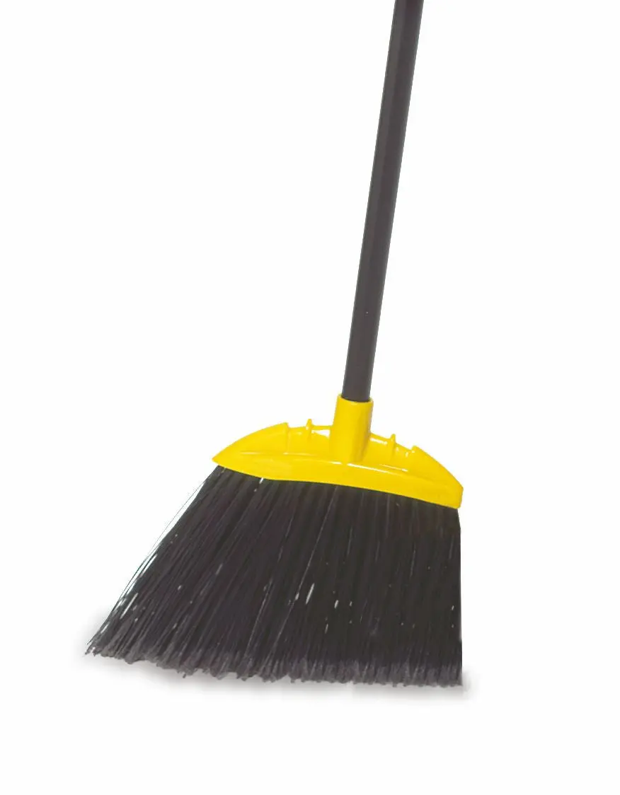 Rubbermaid Sweep Angle Broom Black W/Metal Hdl 1