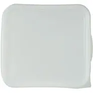 Rubbermaid Sq Lid White Fit 12Qts, 18Qts, 22Qts Carb-X Cont And Space Saving Square Cont 1