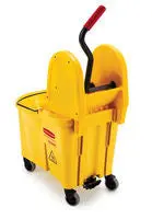 Rubbermaid 44Qt Wavebrake Down Press Combo Yellow 1
