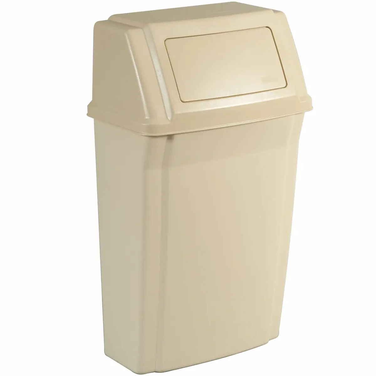Rubbermaid 15Gal Wall Mounted Cont. W/Ash/Trash Beige 1