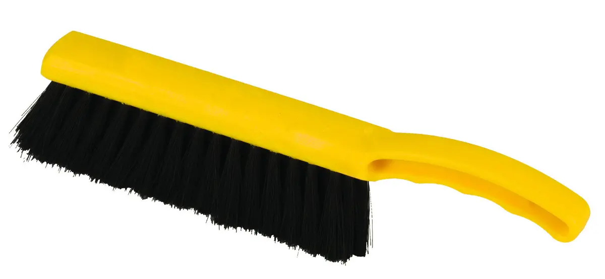 Rubbermaid 8"Curved Plastic Handle Counter Brush,Polypropylene Fill 1