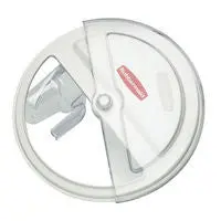 Rubbermaid Sliding Lid W/2 Cup Scoop (Fit 2610 B-Cont) White 1