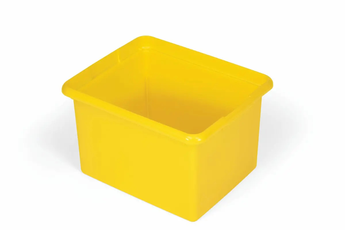 Rubbermaid 30Qt Quart Organizing Bin Yellow 1