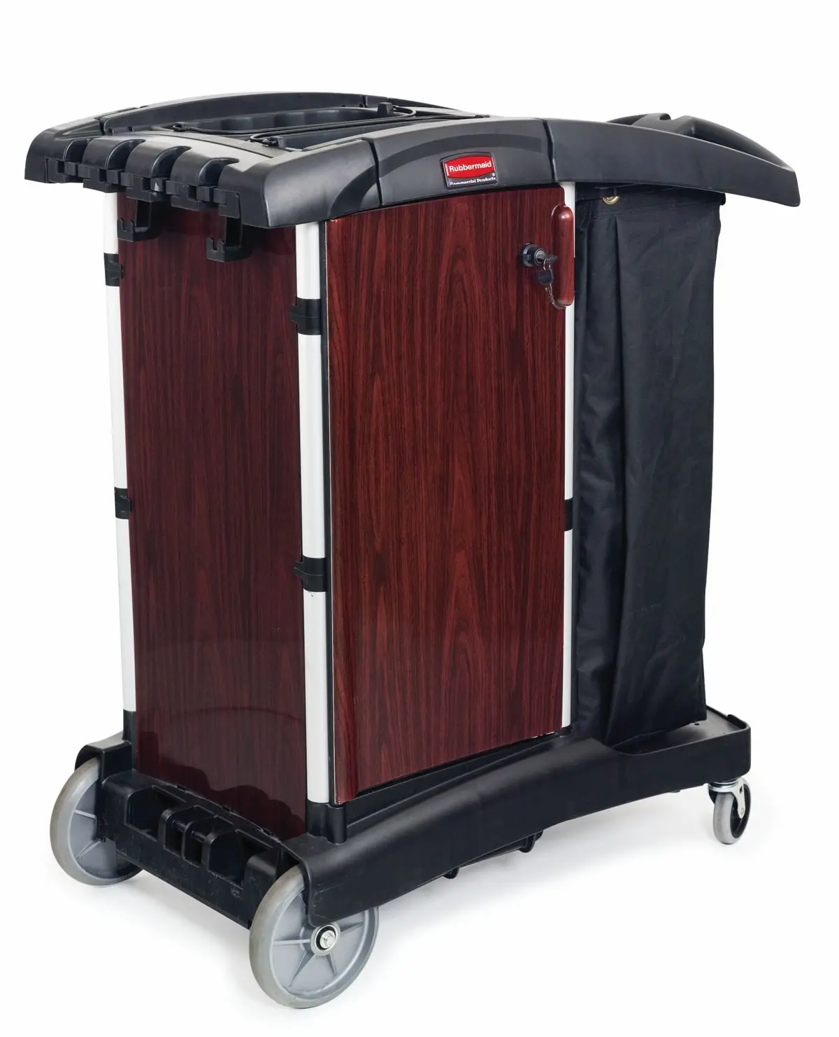 Rubbermaid Deluxe Paneled Compact Housekeeping Cart 1