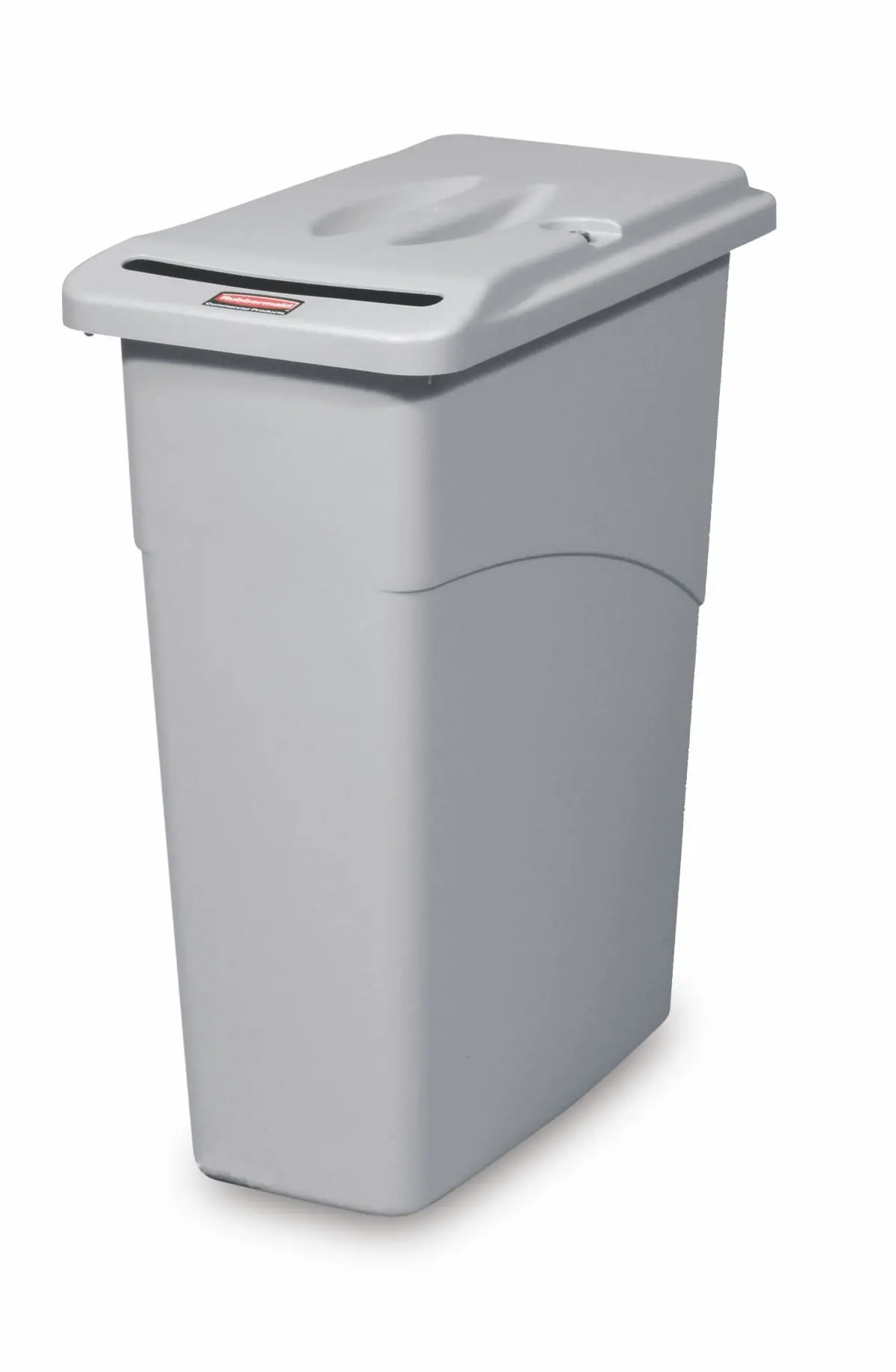 Rubbermaid Slim Jim Locking Confidential Document Cont. W/Lid 1