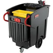 Rubbermaid Mega Brute® Mobile Waste Collector - 3 Pack 1
