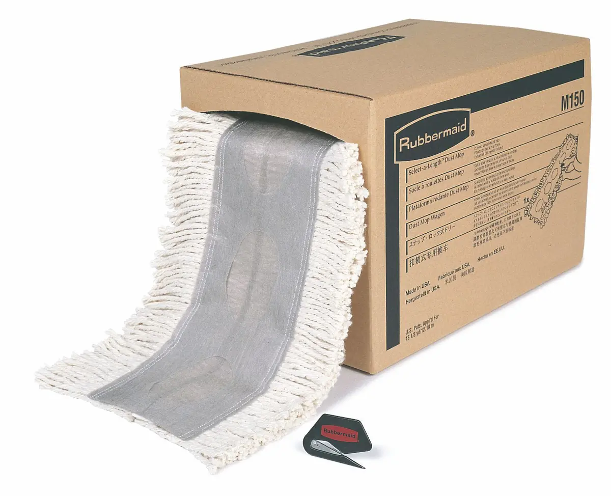 Rubbermaid Cut To Length Dustmop 5"X40ft White 1