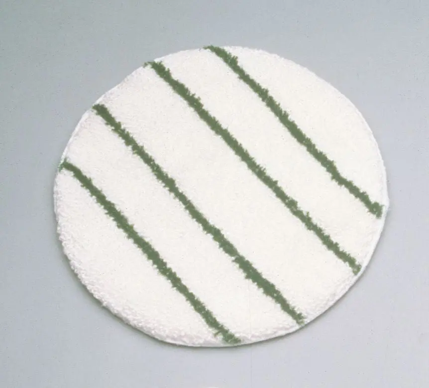Rubbermaid Spin Klean Bonnets 17" White W/100% Bcf Green Strips 1