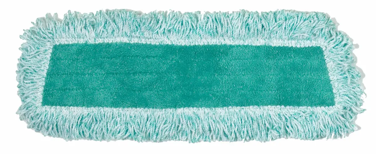 Rubbermaid 18" Economy Microfiber Fringed Dust Mop Green 1