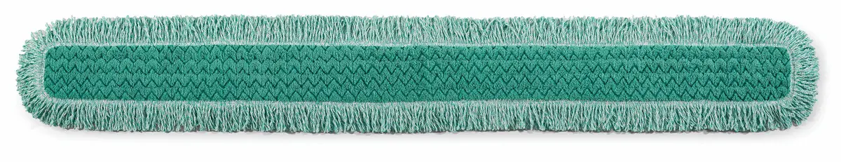 Rubbermaid 60" Microfiber Fringed Dust Mop 64"X9"X0.5" Green 1