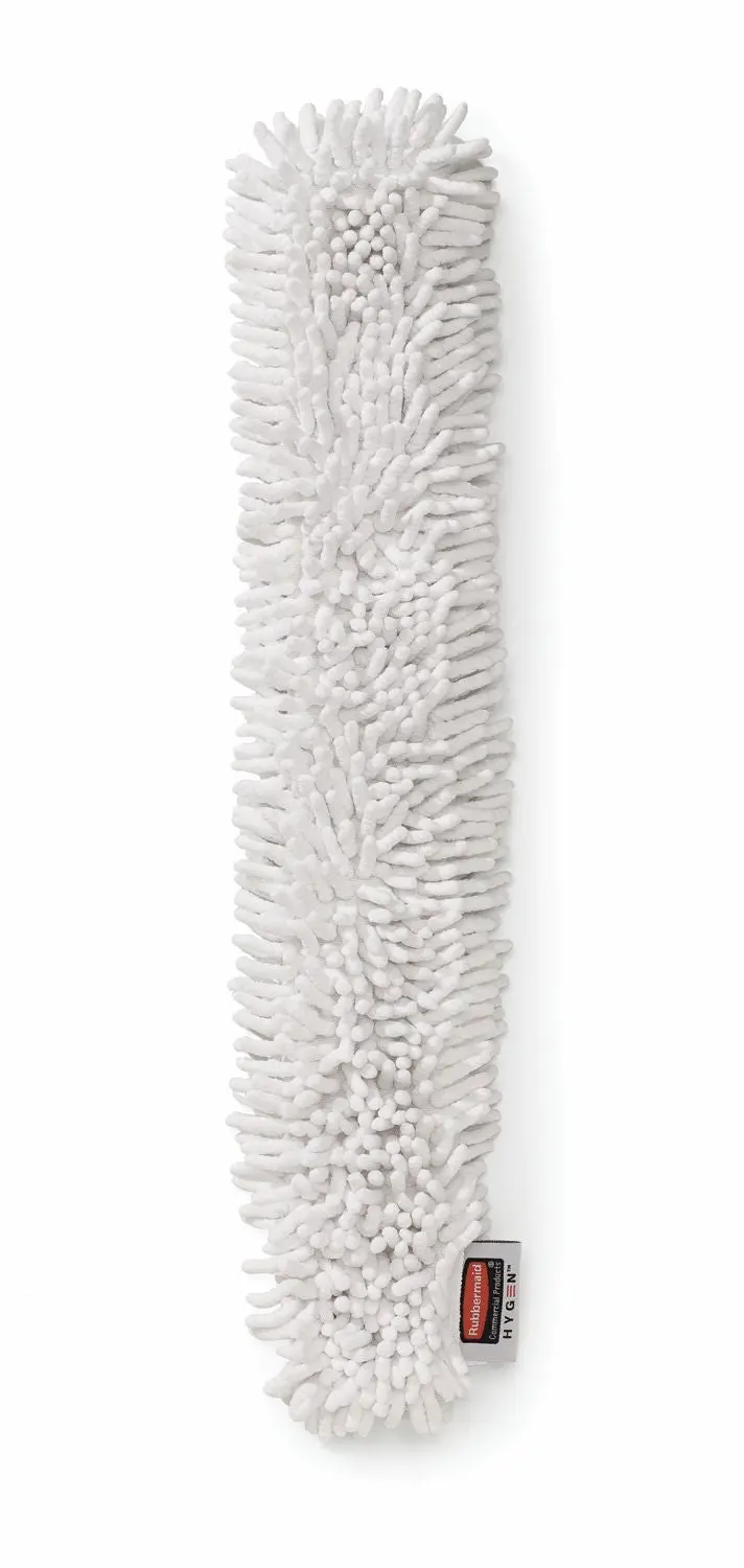Rubbermaid Wand Duster High Performance Microfiber Replacement Sleeve White 1